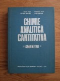 Simon Fisel, Anisoara Bold - Chimie analitica cantitativa. Gravimetrie