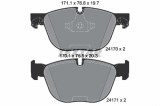 Set placute frana TEXTAR 2417001