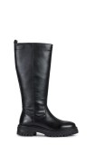 Geox Bocanci copii femei, culoarea negru, cu toc plat