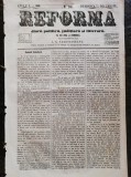 Ziarul Reforma, anul 1, duminica 27-8 decembrie, 1859, 4 pagini, stare buna