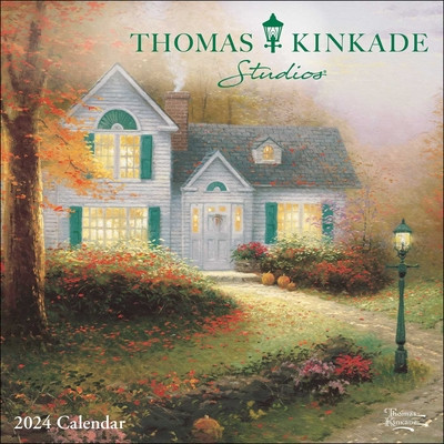 Thomas Kinkade Studios 2024 Mini Wall Calendar foto