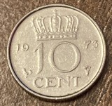 C50 - Moneda foarte veche - Olanda - 10 centi - 1973