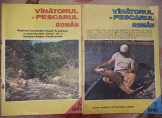 Lot 6 revista vanatorul si pescarul roman 1991,stare Foto,T.GRATUIT foto