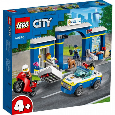 Lego city urmarire la sectia de politie 60370 foto
