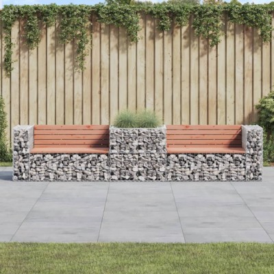 Gossi banca de gradina &amp;amp; cos gabion, lemn masiv douglas foto