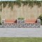 Gossi banca de gradina &amp; cos gabion, lemn masiv douglas