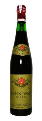 A 136-vin ROZE&amp;#039; CANNONAU. DI SARDEGNA , recoltare 1975 CL 72, GR 13 foto