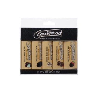 Set 5 buc Lubrifianti pe Baza de Apa, Aroma Ciocolata, Diverse Sortimente, 5x30 ml foto