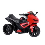 Motocicletă Electrică cu 3 Roti, Flippy, Acumulator &Icirc;ncarcare, Anti-Rasturnare, Lumini, Sunete, Off-Road, Baterie 6V 4.5Ah, Telecomanda, 66x34x43cm, R