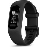 Bratara fitness Garmin vivosmart 5, curea neagra din silicon, small/medium