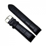 Cumpara ieftin Curea Ceas &bdquo;H-FIT&rdquo; Curved End &ndash; Piele Natural? cu Capete Curbate (20mm, 22mm)