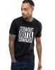 Tricou negru barbati - Straight Outta Crangasi - L, THEICONIC