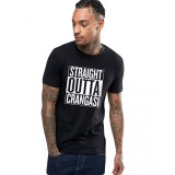 Tricou negru barbati - Straight Outta Crangasi - S