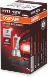 Bec Osram H11 12V 55W Night Breaker Silver +100% 64211NBS, Becuri auto H11