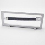 Cumpara ieftin Caseta Expunere Bijuterii Watchbox Alba Mare 23x11 cm, Cutie Protectie Bijuterii PVC Transparenta
