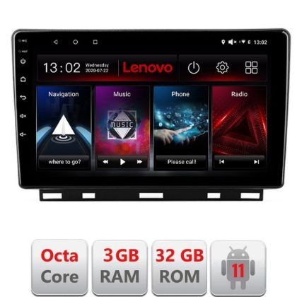 Navigatie Renault Clio 5 Octa Core cu Android Radio Bluetooth Internet GPS WIFI DSP 3+32 GB 4G KIT-clio5+EDT-E5 LENOVO LITE CarStore Technology