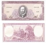 Chile 1 Escudo 1964 P-136 UNC