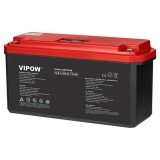 Acumulator LiFePO4 12V 150Ah Bluetooth Vipow EuroGoods Quality, 1920W, 100A Descarcare Continua
