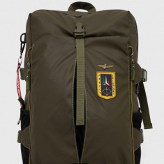 Aeronautica Militare rucsac barbati, culoarea verde, mare, cu imprimeu