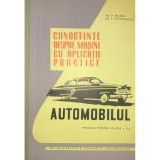 V. Husea - Cunoștințe despre mașini cu aplicații practice - Automobilul (editia 1963)