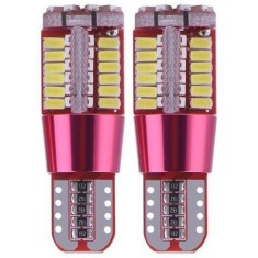 Becuri led T10 5W Super-alb-negru Canbus DRL 12V