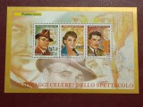 Italia 2007 - personalitati, bloc stampilat