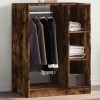 VidaXL Dulap, stejar fumuriu, 77x48x102 cm, lemn prelucrat 840811