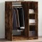 vidaXL Dulap, stejar fumuriu, 77x48x102 cm, lemn prelucrat 840811