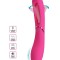 Vibrator cu miscari de fluturare Romance Lexie Pink