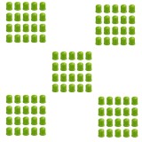 Cumpara ieftin Capace valva ventil auto moto velo, set 100 buc, plastic verde, universale 13x10 mm, protectie supapa anvelope