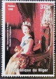 BC849,Niger 1998, timbru regina Elisabeta a II-a