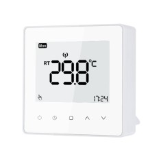 Termostat Luxion TP608RF cu receiver pentru centrala termica pe gaz sau electrica, Programari, Anti-inghet SmartElectro IntelligentHouse