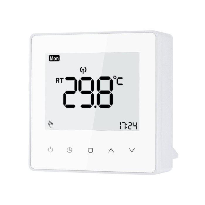 Termostat Luxion TP608RF cu receiver pentru centrala termica pe gaz sau electrica, Programari, Anti-inghet SmartElectro IntelligentHouse