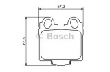 Set placute frana,frana disc LEXUS GS (UZS161, JZS160, UZS160) (1997 - 2005) BOSCH 0 986 494 231