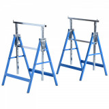 HOMCOM set suport de lucru din tuburi de otel, 68x58x80 cm | Aosom Romania