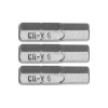 Set 3 Biti Hexagonali Sthor 65504, 6x25 mm, Prindere 1/4&quot;, Otel CrV6150
