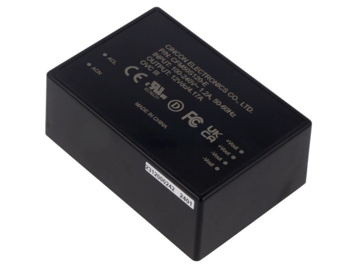 Convertor AC/DC 50W 12V 4,17A