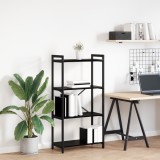 vidaXL Bibliotecă Stejar negru 60 x 30 x 118 cm Lemn compozit