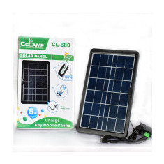 INCARCATOR CU PANOU SOLAR Portabil CcLamp CL-680 6V, 8W,1.3A