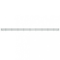 Gard plasa de sarma cu tarusi de fixare, verde, 0,8x25 m