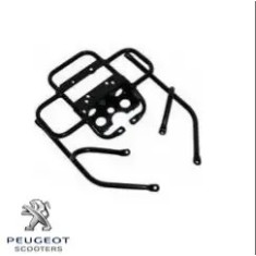 Portbagaj metalic spate original Peugeot Ludix 10 - Ludix 12 - Ludix 14 Classic 2T 50cc (culoare: negru) - compatibil modele cu un loc