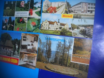 HOPCT LOT 2463 LOCALITATI DIN -JUD HUNEDOARA-4 CARTI POSTALE-NECIRCULATE foto