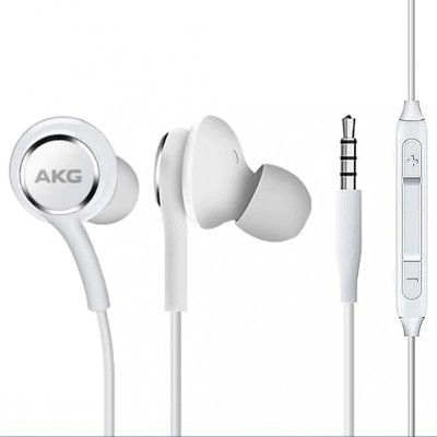 Casti Stereo Premium AKG pentru Galaxy S10, S10+, S9, S9+, S8,S8+, albe foto