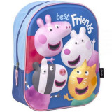 Rucsac 3D Peppa Pig Best Friends, 25x31x10 cm, Cerda