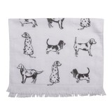 Cumpara ieftin Prosop de maini si fata bumbac alb gri Catelusi 40x66 cm