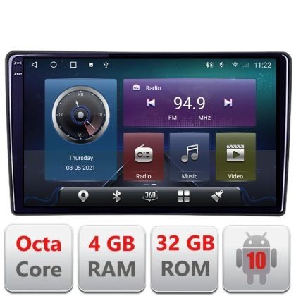 Navigatie Toyota Android radio gps internet Octa core 4+32 Kit-toyota-universal+EDT-E409 CarStore Technology