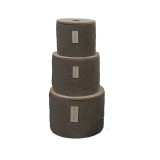 Cumpara ieftin Set 3 cosuri depozitare textil mdf multicolor 20 x 17 cm, 25 x 20 cm, 30 x 23 cm