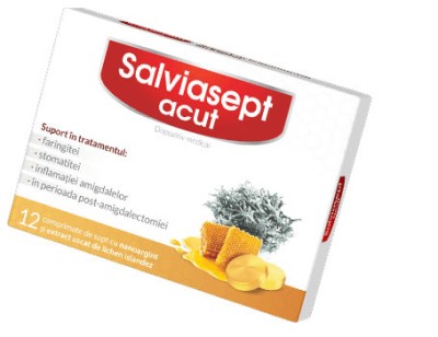 Salviasept Acut 12cpr Zdrovit foto