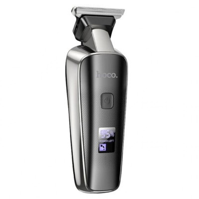 Aparat de tuns Hair Clipper Portabil Hoco HP23 600mAh Display LED - Negru foto