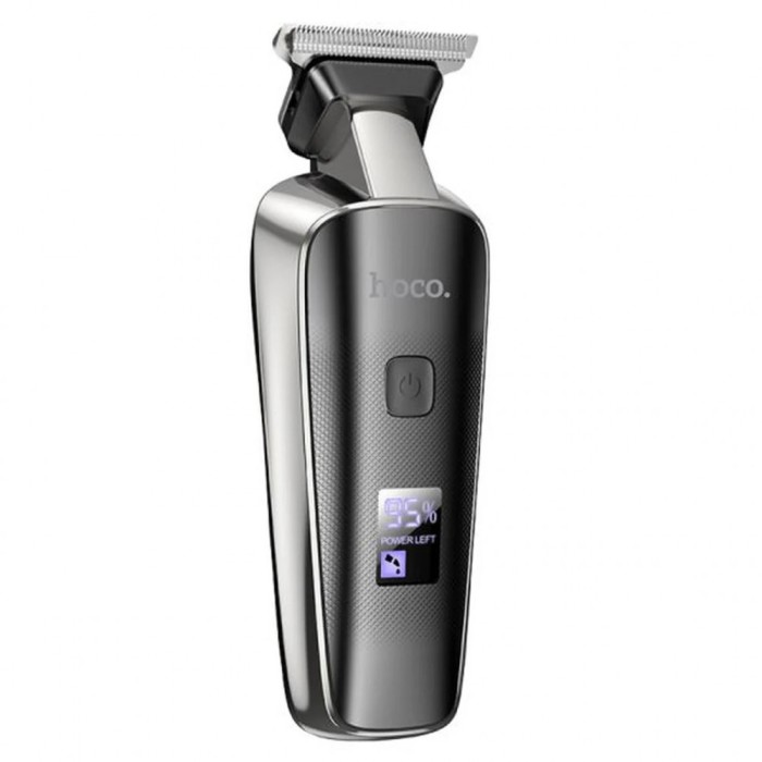 Aparat de tuns Hair Clipper Portabil Hoco HP23 600mAh Display LED - Negru